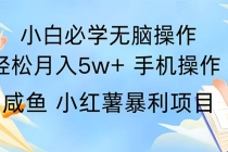 2024热门暴利手机操作项目，简单无脑操作，每单利润最少500