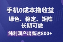 纯利润高达800+，手机0成本撸羊毛，项目纯绿色，可稳定长期操作！-“有力度”创业网